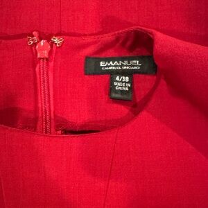 Emanuel Ungaro Red Maxi Dress